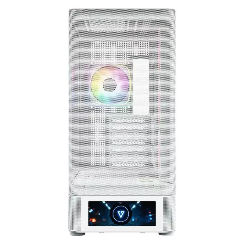 Computergehäuse MODECOM VOLCANO AQ500 ARGB MIDI weiß