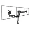 Monitorhalterung MACLEAN MC-137 — Gasdruckfeder, für 3 Monitore 17 Zoll–27 Zoll, je 2–8 kg, schwarz