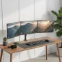 Monitorhalterung MACLEAN MC-137 — Gasdruckfeder, für 3 Monitore 17 Zoll–27 Zoll, je 2–8 kg, schwarz