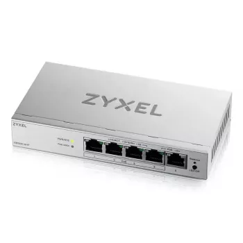Managed L2 Gigabit PoE Desktop Switch Zyxel GS1200-5HPV3 — 5x Gigabit (10/100/1000), PoE, DC-in, 10 Gbit/s Switching-Kapazität
