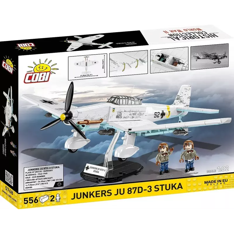 Cobi Blocks Junkers JU 87D-3 Stuka Bauset 556 Teile