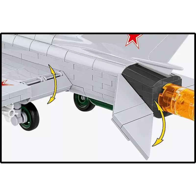 Konstruktionsblöcke Cobi MiG-21 MF 381-Blöcke-Set – Spielzeugmodell zum Bauen