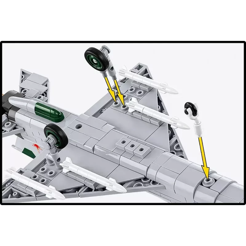Konstruktionsblöcke Cobi MiG-21 MF 381-Blöcke-Set – Spielzeugmodell zum Bauen