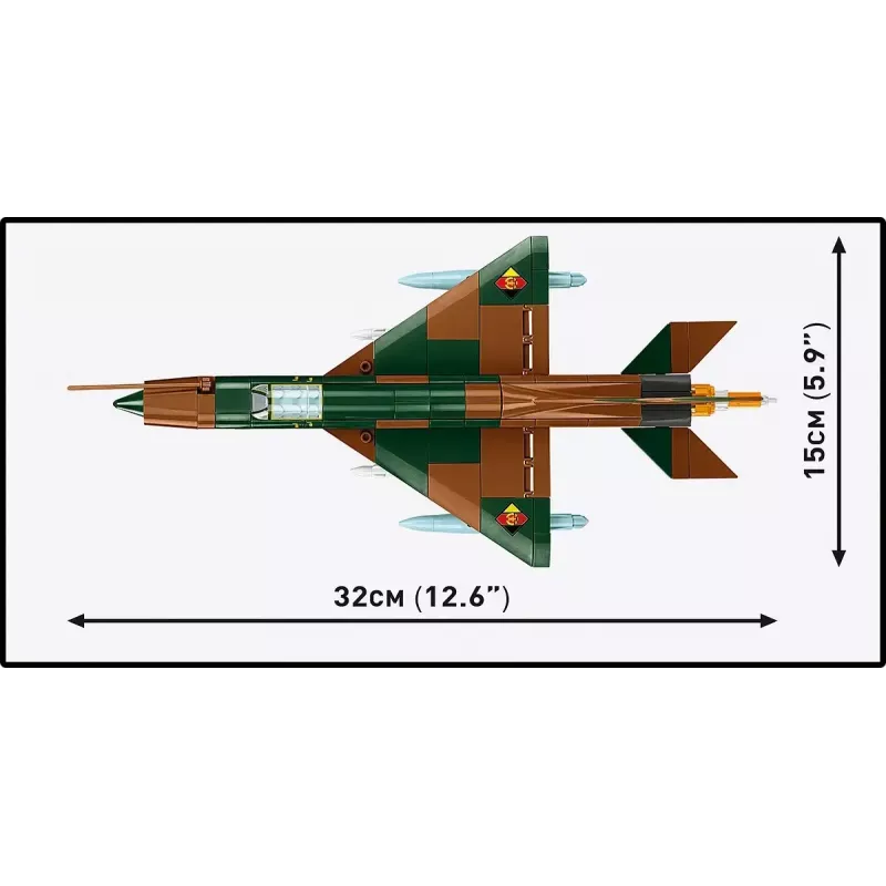 Cobi MiG-21 Modellbausatz 396 Teile – Cobi Blocks Konstruktionsset