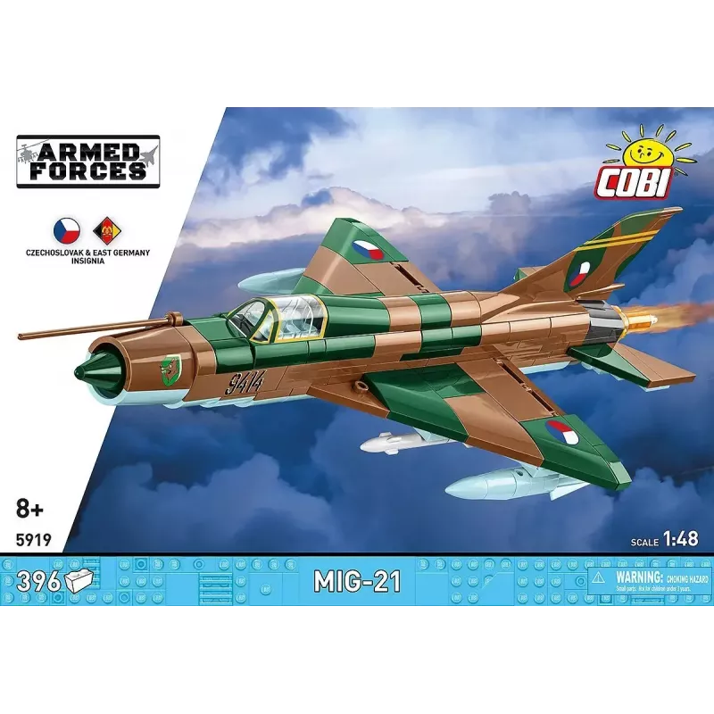 Cobi MiG-21 Modellbausatz 396 Teile – Cobi Blocks Konstruktionsset