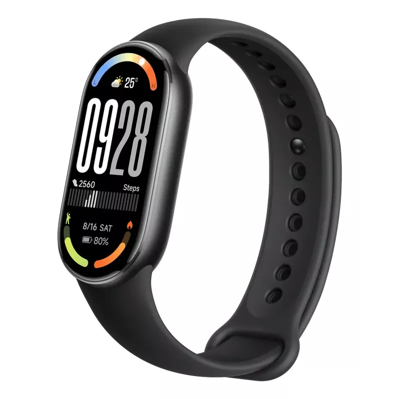 Armband-Aktivitätstracker Xiaomi Smart Band 10 AMOLED 1.72 Zoll (4.37 cm) Schwarz, 233 mAh, 212×520 px
