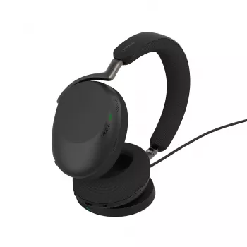Jabra Evolve3 85 Headset Kabelgebunden & Kabellos Kopfband Telefonate/Musik USB Type-A Bluetooth Schwarz