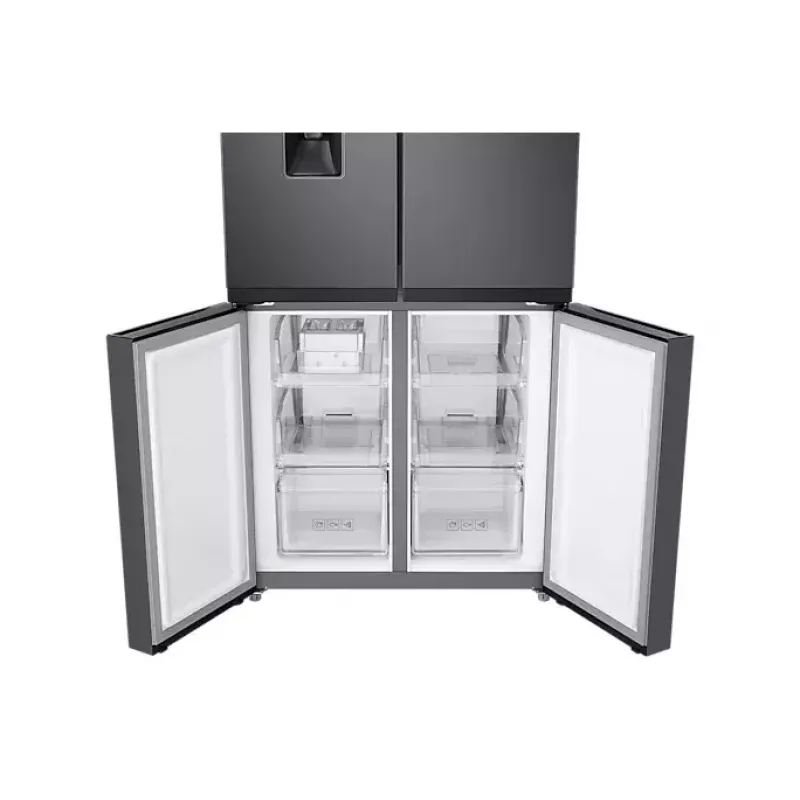 Samsung RF48A401EB4/EO Side-by-Side-Kühlschrank Freistehend 488 L Schwarz