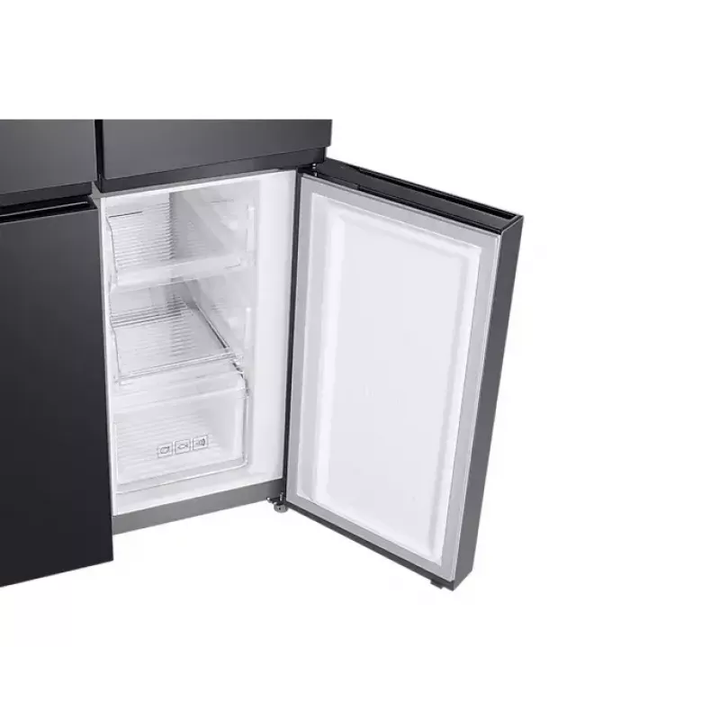 Samsung RF48A401EB4/EO Side-by-Side-Kühlschrank Freistehend 488 L Schwarz