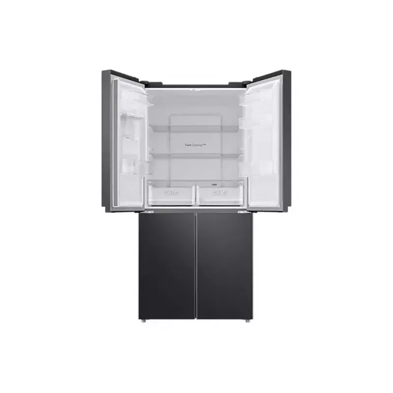 Samsung RF48A401EB4/EO Side-by-Side-Kühlschrank Freistehend 488 L Schwarz