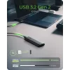 ICY BOX M.2 NVMe-Gehäuse mit USB 3.2 Gen 2 Type-C, SSD-Gehäuse, M.2, PCI Express, 10 Gbit/s, Hot-Swap, Schwarz
