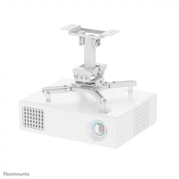 Deckenprojektorhalterung Neomounts CL25-530WH1 — voll beweglich, max. Belastung 45 kg, Höhe 25,5 cm, weiß