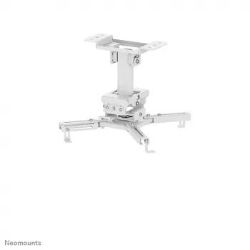 Deckenprojektorhalterung Neomounts CL25-530WH1 — voll beweglich, max. Belastung 45 kg, Höhe 25,5 cm, weiß