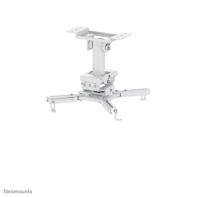 Deckenprojektorhalterung Neomounts CL25-530WH1 — voll beweglich, max. Belastung 45 kg, Höhe 25,5 cm, weiß