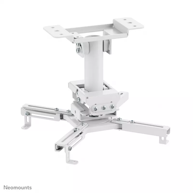Deckenprojektorhalterung Neomounts CL25-530WH1 — voll beweglich, max. Belastung 45 kg, Höhe 25,5 cm, weiß