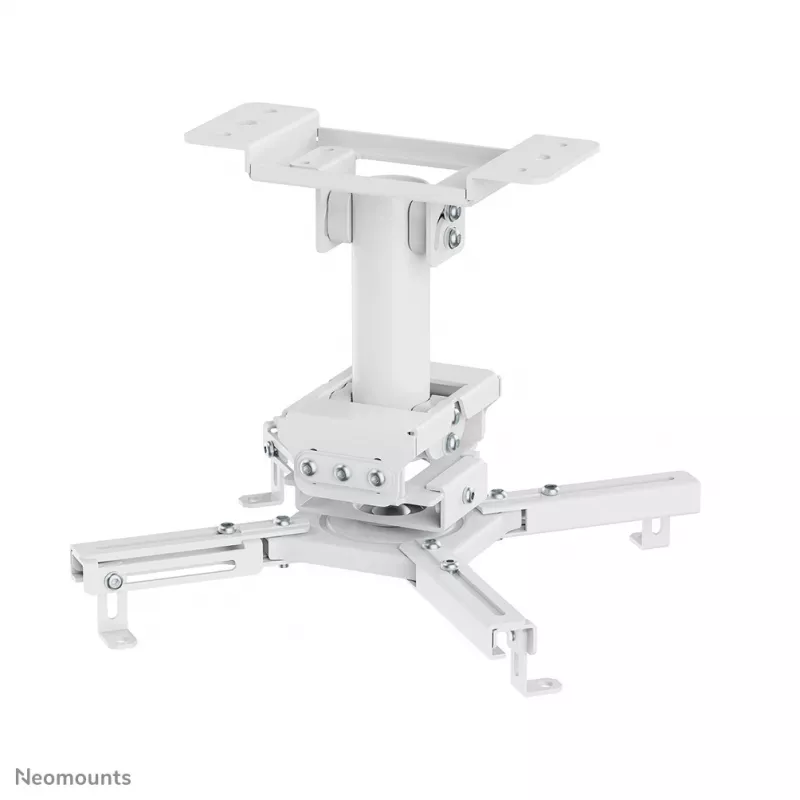 Deckenprojektorhalterung Neomounts CL25-530WH1 — voll beweglich, max. Belastung 45 kg, Höhe 25,5 cm, weiß