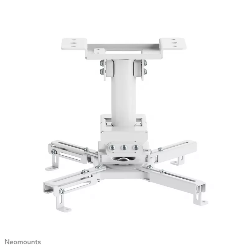 Deckenprojektorhalterung Neomounts CL25-530WH1 — voll beweglich, max. Belastung 45 kg, Höhe 25,5 cm, weiß