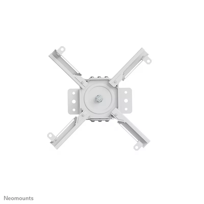 Deckenprojektorhalterung Neomounts CL25-530WH1 — voll beweglich, max. Belastung 45 kg, Höhe 25,5 cm, weiß