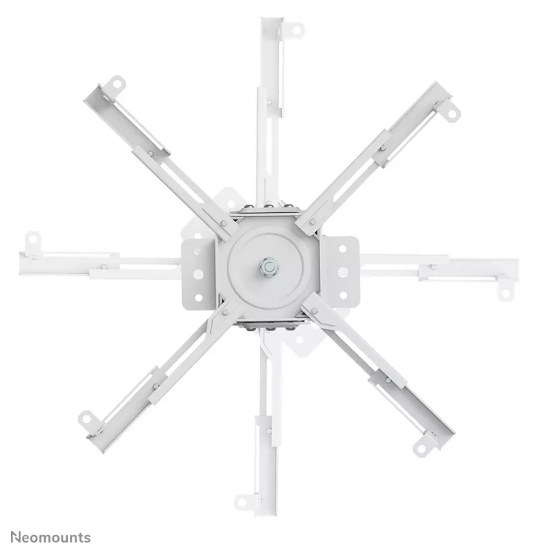 Deckenprojektorhalterung Neomounts CL25-530WH1 — voll beweglich, max. Belastung 45 kg, Höhe 25,5 cm, weiß