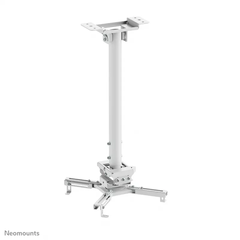 Neomounts CL25-540WH1 Beamer-Deckenhalterung – h 60,5–90,5 cm – einfache Montage – voll beweglich