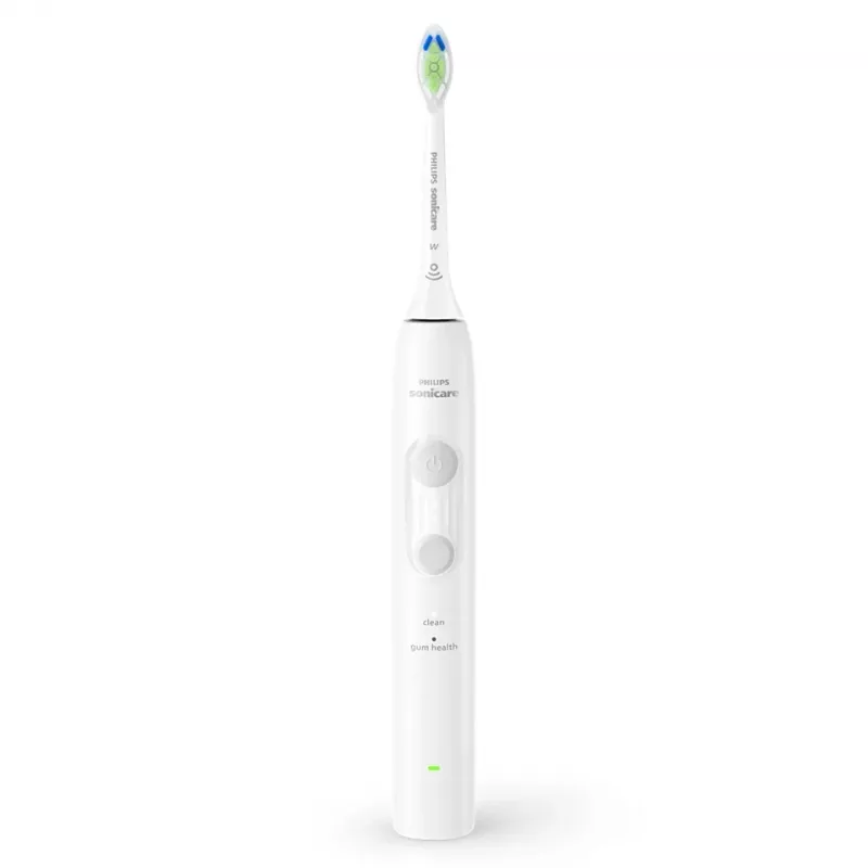 Wiederaufladbare Schallzahnbürste Philips 4100 series HX4042/41 — integrierter Li‑Ion-Akku, 2 Bürstenköpfe, Modi Tägliche Reinigung & Zahnfleischpflege