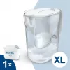 Wasserfilter-Kanne BRITA Style ESSENTIAL XL weiß mit MX Pro Pure Performance Kartusche