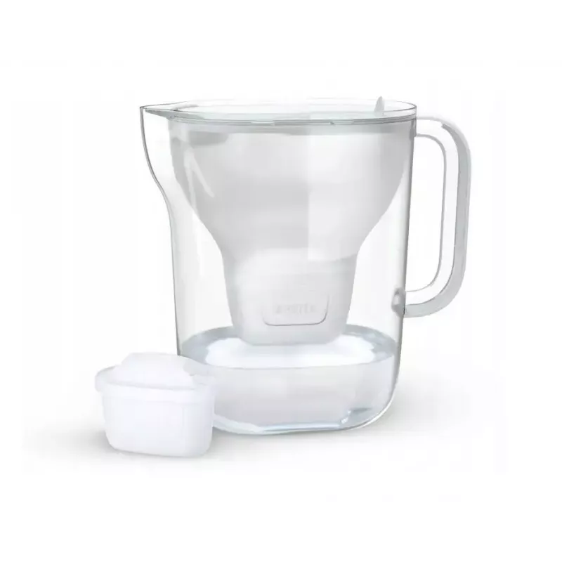 Wasserfilter-Kanne BRITA Style ESSENTIAL XL weiß mit MX Pro Pure Performance Kartusche