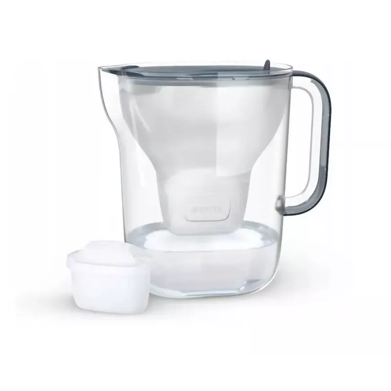 BRITA Style ESSENTIAL XL Wasserfilter-Kanne blau mit MX Pro Pure Performance Filter