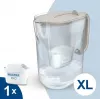 Wasserfilterkanne BRITA Style ESSENTIAL XL sand mit MX Pro Pure Performance Filter