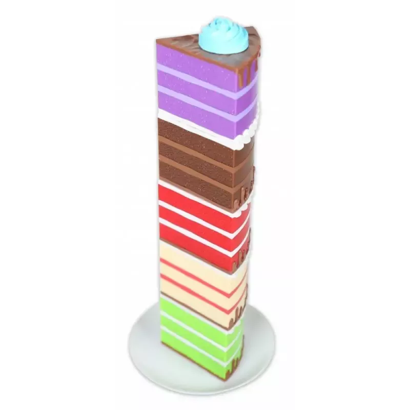Magnetischer Spielzeugkuchen MALIK MalBlo Magnetic – Rollenspiel-Kuchenset mit magnetischen Scheiben und Zubehör
