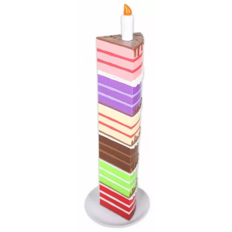 Magnetischer Spielzeugkuchen MALIK MalBlo Magnetic – Rollenspiel-Kuchenset mit magnetischen Scheiben und Zubehör