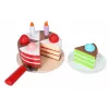 Magnetischer Spielzeugkuchen MALIK MalBlo Magnetic – Rollenspiel-Kuchenset mit magnetischen Scheiben und Zubehör