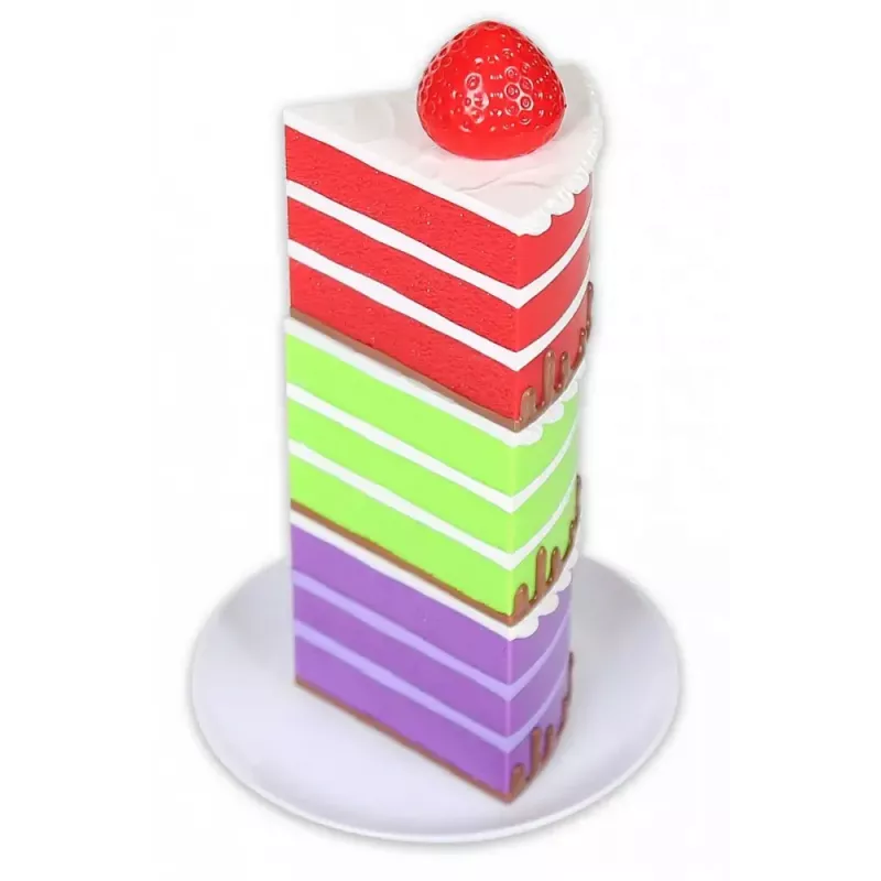 Magnetischer Spielzeugkuchen MALIK MalBlo Magnetic – Rollenspiel-Kuchenset mit magnetischen Scheiben und Zubehör
