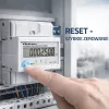 Drehstromzähler QOLTEC 50980 — 400 V, 100 A mit Reset