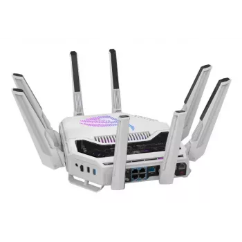 ASUS ROG Rapture GT-BE19000AI WLAN-Router 10 Gigabit Ethernet Tri-Band (2,4 GHz / 5 GHz / 6 GHz) Weiß