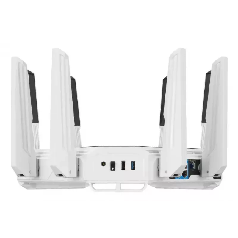 ASUS ROG Rapture GT-BE19000AI WLAN-Router 10 Gigabit Ethernet Tri-Band (2,4 GHz / 5 GHz / 6 GHz) Weiß