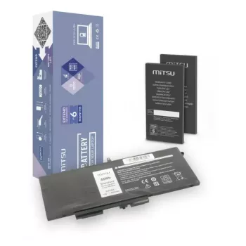MITSU 5BM335 wiederaufladbarer Laptop-Akku für Dell, 6000 mAh