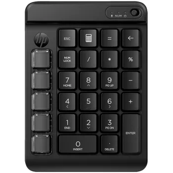 HP 430 Programmierbares drahtloses Tastenfeld, Drahtlos, Bluetooth, Mechanisch, Schwarz