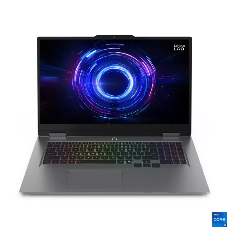 Laptop Lenovo LOQ 17IRX10 17,3 Zoll FHD IPS i7-13650HX 16 GB DDR5 1 TB SSD NVIDIA GeForce RTX 5060 8 GB Windows 11 Home Luna Grey