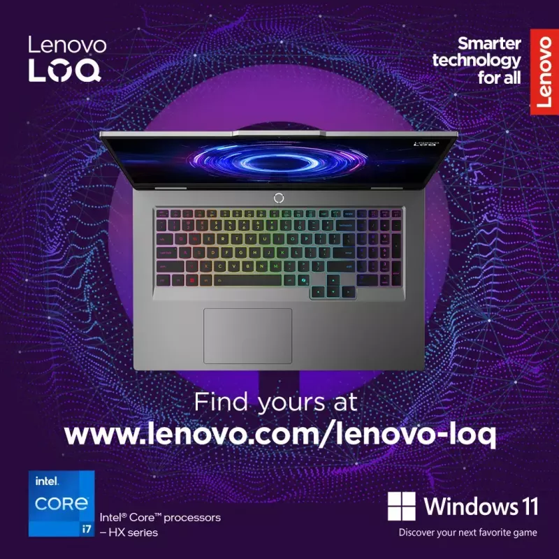 Laptop Lenovo LOQ 17IRX10 17,3 Zoll FHD IPS i7-13650HX 16 GB DDR5 1 TB SSD NVIDIA GeForce RTX 5060 8 GB Windows 11 Home Luna Grey