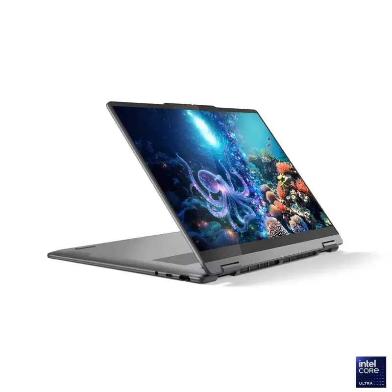 Lenovo Yoga 7 2-in-1 14ILL10 | Luna Grey | 14 Zoll | OLED | Touchscreen | WUXGA | 1920 x 1200 Pixel | Intel Core Ultra 7 | 256V | 16 GB | Verlötet LPDDR5x | Solid-State-Drive-Kapazität 512 GB | Intel Arc Graphics 140V | Windows 11 Home | 802.11be | Bluetooth-Version 5.4 | Tastatursprache Englisch | Tastatur hintergrundbeleuchtet | Garantie 24 Monat(e) | Akkugarantie 12 Monat(e)