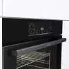 Gorenje Elektrischer Backofen BOS6737E06B RAL9005, Groß, Elektrisch, 77 l, 77 l, 2300 W, 300 °C