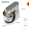Standmixer Kenwood Chef XL KVL4110S – 1200 W, 6,7 L Edelstahlschüssel, Planetenrührwerk, Mixer, Silber