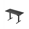 Gerader Gaming-Schreibtisch Huzaro Hero 8.2 Schwarz MDF rechteckig 1200x600 mm, höhenverstellbar 720–1180 mm, 80 kg Tragkraft