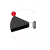 Gerader Gaming-Schreibtisch Huzaro Hero 8.2 Schwarz MDF rechteckig 1200x600 mm, höhenverstellbar 720–1180 mm, 80 kg Tragkraft