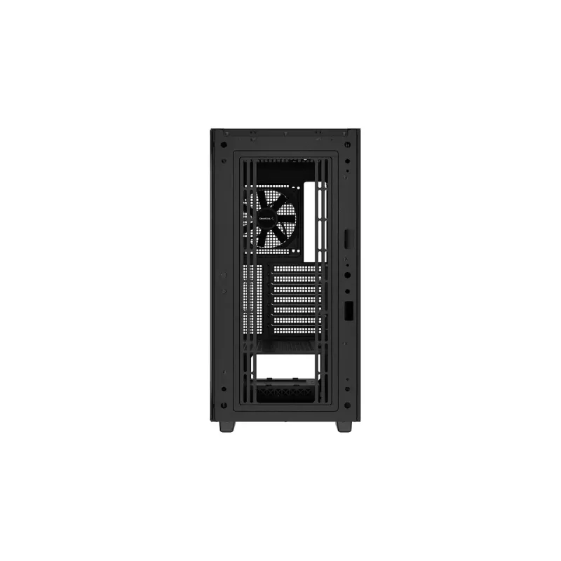 PC-Gehäuse DeepCool CH510 Midi Tower Schwarz — Temperglas, microATX/ATX, unterstützt 360-mm-Radiatoren vorne/oben, maximale GPU-Länge 38 cm, Netzteil unten, 7 Erweiterungsslots