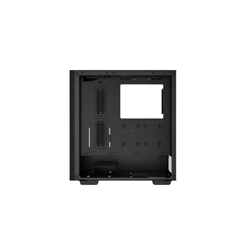 PC-Gehäuse DeepCool CH510 Midi Tower Schwarz — Temperglas, microATX/ATX, unterstützt 360-mm-Radiatoren vorne/oben, maximale GPU-Länge 38 cm, Netzteil unten, 7 Erweiterungsslots