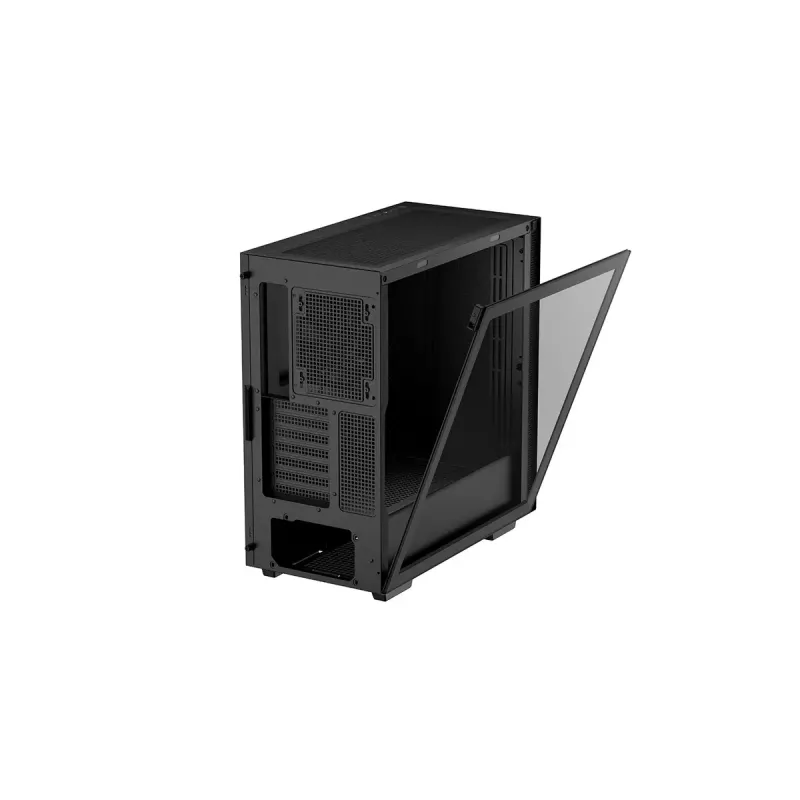 PC-Gehäuse DeepCool CH510 Midi Tower Schwarz — Temperglas, microATX/ATX, unterstützt 360-mm-Radiatoren vorne/oben, maximale GPU-Länge 38 cm, Netzteil unten, 7 Erweiterungsslots