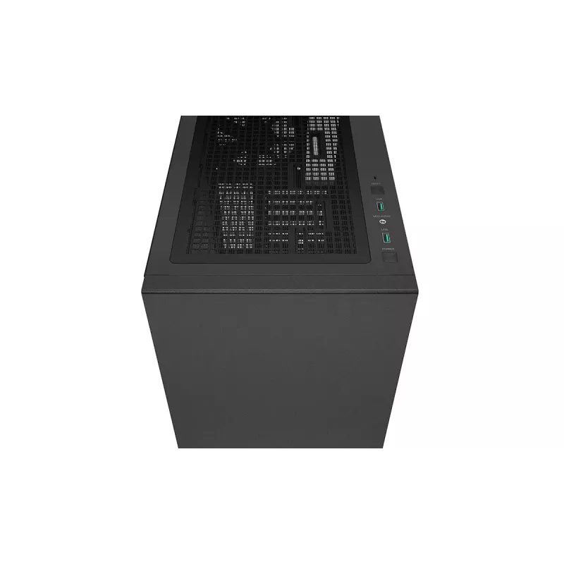 PC-Gehäuse DeepCool CH510 Midi Tower Schwarz — Temperglas, microATX/ATX, unterstützt 360-mm-Radiatoren vorne/oben, maximale GPU-Länge 38 cm, Netzteil unten, 7 Erweiterungsslots