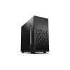 PC-Gehäuse DeepCool Matrexx 30 SI Mini Tower — Micro ATX/Mini-ITX, 3x3,5 Zoll + 2x2,5 Zoll Einschübe, 25 cm GPU, 15,1 cm CPU-Kühler, obenliegendes Netzteil, schwarz